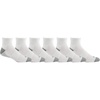 image:imageColumbia Mens Quarter Cushioned Arch Support Socks 6PackWhiteColumbia Grey 6 Pairs