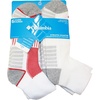 image:imageColumbia Womens 2 Pack Balance Point Walking Low Cut SocksWhiteRed