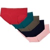image:imageColumbia Womens 4way Stretch Cotton Hipster 5packRedBlueNavyGreenPink
