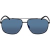 image:imageColumbia mens Mist Trail Aviator SunglassesMatte BlackBlue Mirror Lens