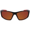 image:imageColumbia mens Slick Creek Rectangular SunglassesShiny Black  RedOrange Revo