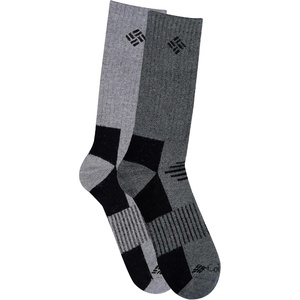 image:imageColumbia Cotton Crew  ArchAnkle Support Mesh Vent 3 Pair M1013GravelGrey