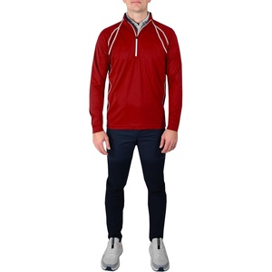 image:imageColumbia Golf Mens OmniHeat Range Session 14 Zip PulloverIntense Red