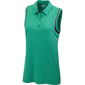 image:imageColumbia Golf Womens OmniWick Bright Lights TankElectric Turquoise With Red Onion