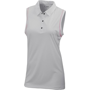 image:imageColumbia Golf Womens OmniWick Bright Lights TankWhite With Pink Dawn