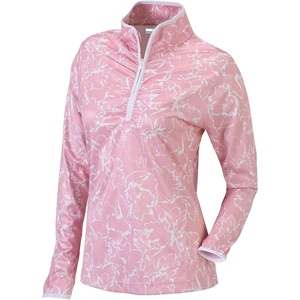 image:imageColumbia Golf Womens OmniWick Twilight 14 PulloverVintage Pink