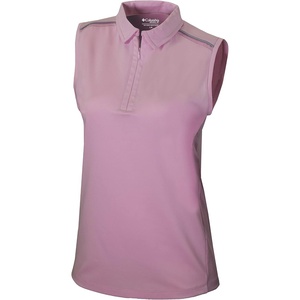 image:imageColumbia Golf Womens OmniWick Whistle Wind TankPink Dawn W Cool Grey