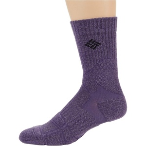 image:imageColumbia Mens 1 Pack Premium Hiking Crew SocksPurple
