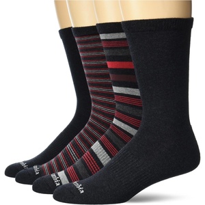 image:imageColumbia Mens 4 Pack Everyday Crew SocksBlack 4 Pairs