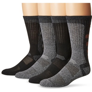 image:imageColumbia Mens 4 Pack Everyday Crew SocksBlackHeather Grey
