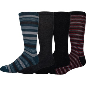 image:imageColumbia Mens 4 Pack Everyday Crew SocksNightwaveCharcoalBlackBrown 4 Pairs