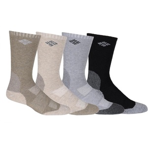 image:imageColumbia Mens 4 Pack Wool Crew SocksBrownKhakiCharBlack