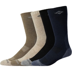 image:imageColumbia Mens 4 Pack Wool Crew SocksNavyBlackBrownKhaki