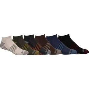 image:imageColumbia Mens Athletic Cushioned Arch Support No Show Socks MultipackKhakiOliveGreyBrownNavyBlack 6 Pairs