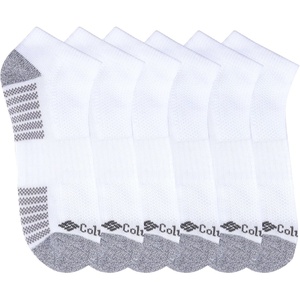 image:imageColumbia Mens Athletic Cushioned Arch Support No Show Socks MultipackWhite