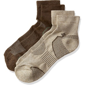 image:imageColumbia Mens Balance Point Walking  Quarter 2PackKhaki brown