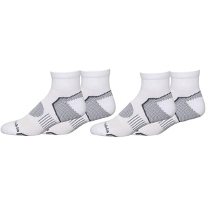 image:imageColumbia Mens Balance Point Walking Quarter Crew Socks MultipackWhite 4 Pairs