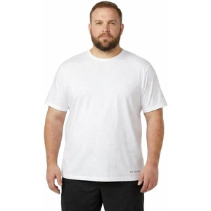 image:imageColumbia Mens Big amp Tall Cotton Stretch Crew Neck TeeWhite