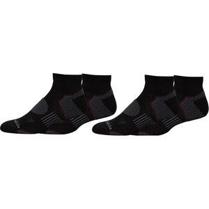 image:imageColumbia Mens Low Cut Omni Wick Balance Point Walking Socks 4packBlack 4 Pairs