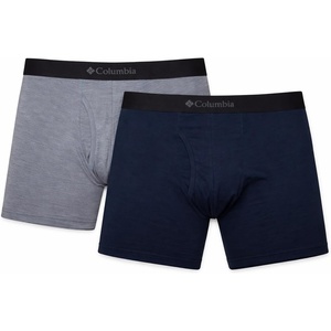 image:imageColumbia Mens Merino Wool Boxer BriefCity GreyCollegiate Navy