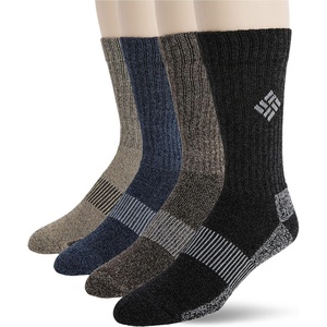 image:imageColumbia Mens Moisture Control Basic Crew 4PackBlackBrownNavyKhaki 4 Pairs