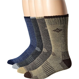 image:imageColumbia Mens Moisture Control Basic Crew 4PackBrownBlueGreyKhaki 4 Pairs