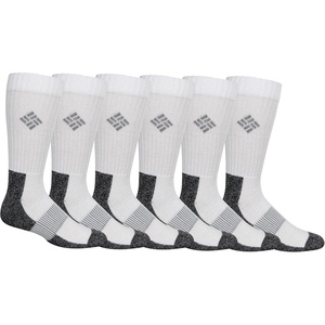 image:imageColumbia Mens Moisture Control Quarter Crew Socks Multipack Black 6 Pairs 612