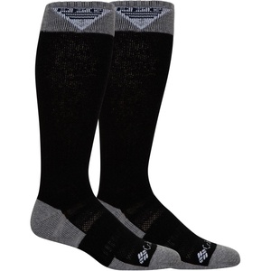 image:imageColumbia Mens Pfg Performance Fishing Gear Over the Calf Wader Gear Socks MultipackBlack 2 Pairs