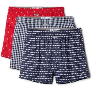 image:imageColumbia Mens Pfg Woven Boxer Short 3 PackNavyRed