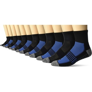 image:imageColumbia Mens Quarter Cushioned Arch Support Socks 6PackBlackBlue