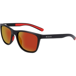 image:imageColumbia Mens River Chill Square SunglassesMatte Black  RedOrange Revo Lens