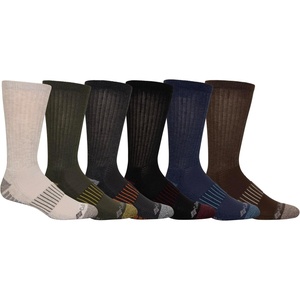image:imageColumbia Pique Footbed Crew Socks Black One Size 6 Pair