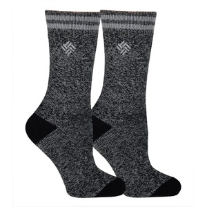 image:imageColumbia Womens 2 Pack Fleece Lined Thermal Crew SocksBlack