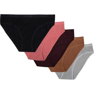 image:imageColumbia Womens 4way Stretch Cotton Bikini 5packBlackHeather GreyCamel BrownMoon VistaAgave Pink