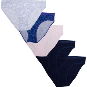 image:imageColumbia Womens 4way Stretch Cotton Bikini 5packSnow Drift Floral Assorted