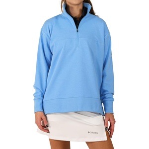 image:imageColumbia Womens Golf Birchwood Hills Pullover OMNI WICK Breathable Long SleeveAgate Blue