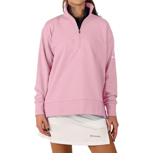 image:imageColumbia Womens Golf Birchwood Hills Pullover OMNI WICK Breathable Long SleeveCherry Blossom