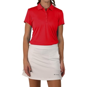 image:imageColumbia Womens Golf Birdie Polo Omni Wick Performance Breathable Short SleeveIntense Red