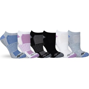 image:imageColumbia Womens No Show 6PackGreyblueWhitepurpleBlack