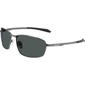 image:imageColumbia mens Fir Ridge Rectangular SunglassesShiny Dark GunmetalSolid Green Lens