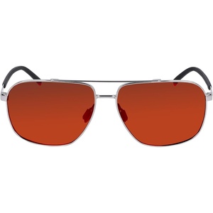 image:imageColumbia mens Mist Trail Aviator SunglassesShiny GunmetalOrange Revo Lens