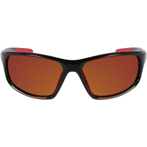 image:imageColumbia mens Slick Creek Rectangular SunglassesShiny Black  RedOrange Revo