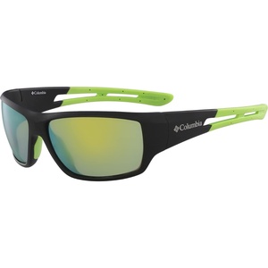image:imageColumbia mens Utilizer Wrap SunglassesMatte Black WGreen Rubber Polarized