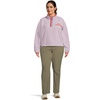 image:imageColumbia Helvetia II Cropped Half Snap FleeceLavender PearlShale PurpleZing