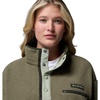 image:imageColumbia Helvetia II Cropped Half Snap FleeceStone GreenSafari
