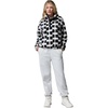 image:imageColumbia Helvetia II Printed Cropped Half SnapBlackGeostack