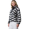 image:imageColumbia Helvetia II Printed Cropped Half SnapBlackGeostack