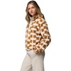 image:imageColumbia Helvetia II Printed Cropped Half SnapCamel BrownGeostack