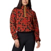 image:imageColumbia Helvetia II Printed Cropped Half SnapSail Red Retroscape
