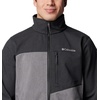 image:imageColumbia Mens Cruiser Valley II SoftshellCity Grey HeatherBlack Heather